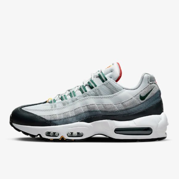 Nike Air Max 95 Prep School Men's Sizes Gray/Green/Gold New Without Box !